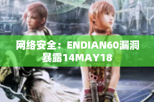 网络安全：ENDIAN60漏洞暴露14MAY18