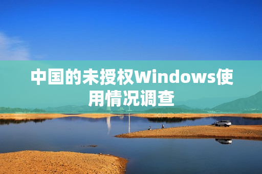 中国的未授权Windows使用情况调查