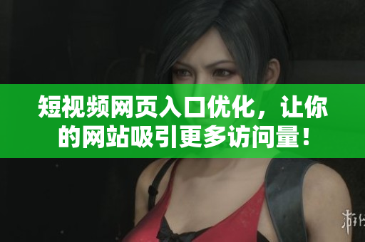 短视频网页入口优化，让你的网站吸引更多访问量！