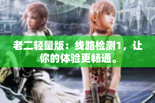 老二轻量版：线路检测1，让你的体验更畅通。