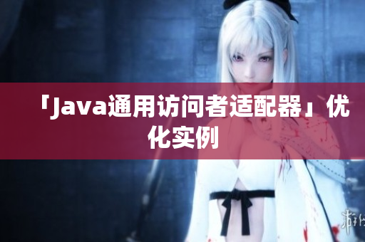 「Java通用访问者适配器」优化实例