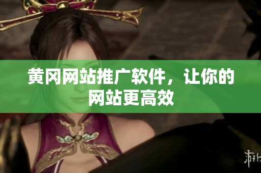 黄冈网站推广软件，让你的网站更高效