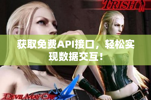 获取免费API接口，轻松实现数据交互！