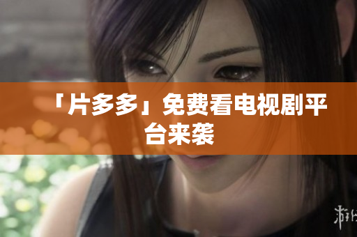「片多多」免费看电视剧平台来袭