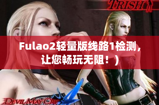 Fulao2轻量版线路1检测，让您畅玩无阻！)