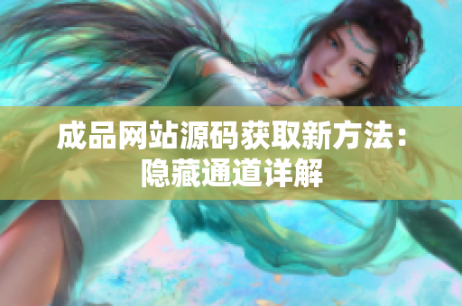 成品网站源码获取新方法：隐藏通道详解