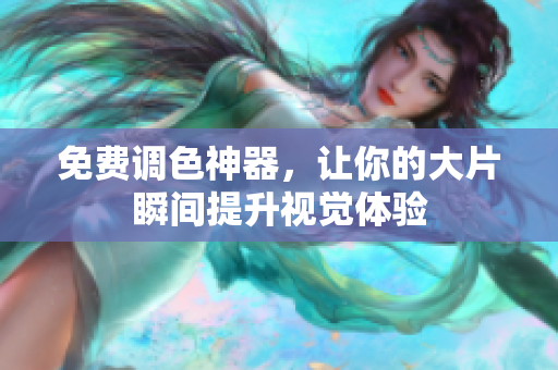 免费调色神器，让你的大片瞬间提升视觉体验