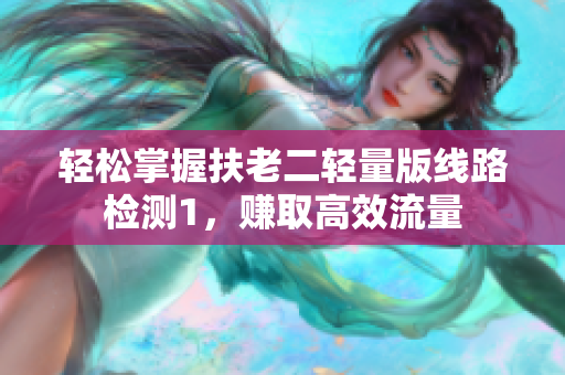 轻松掌握扶老二轻量版线路检测1，赚取高效流量