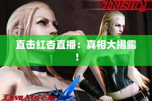 直击红杏直播：真相大揭露！