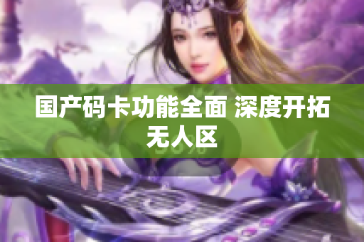 国产码卡功能全面 深度开拓无人区