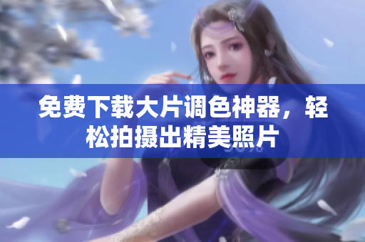 免费下载大片调色神器，轻松拍摄出精美照片