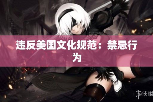 违反美国文化规范：禁忌行为