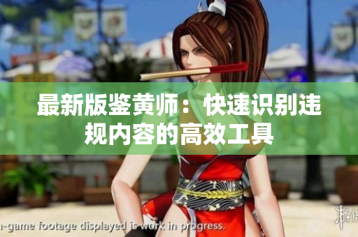 最新版鉴黄师：快速识别违规内容的高效工具