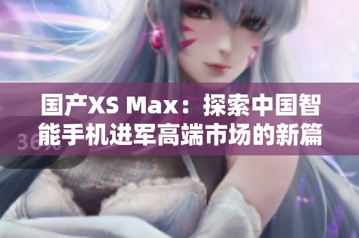 国产XS Max：探索中国智能手机进军高端市场的新篇章