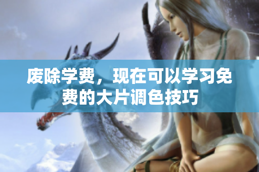 废除学费，现在可以学习免费的大片调色技巧