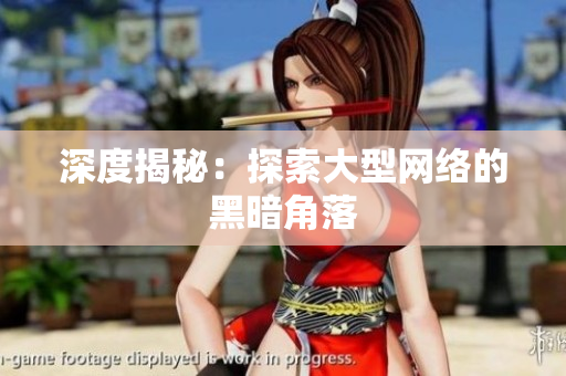 深度揭秘：探索大型网络的黑暗角落