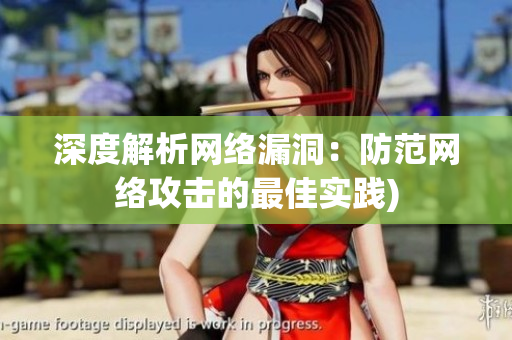 深度解析网络漏洞：防范网络攻击的最佳实践)