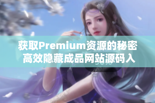 获取Premium资源的秘密 高效隐藏成品网站源码入口