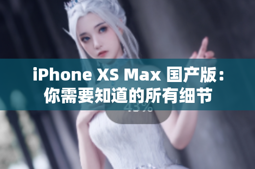 iPhone XS Max 国产版：你需要知道的所有细节