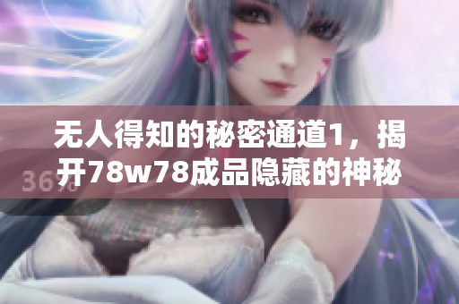 无人得知的秘密通道1，揭开78w78成品隐藏的神秘面纱