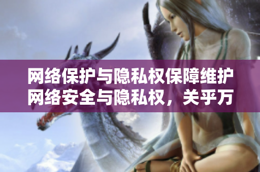网络保护与隐私权保障维护网络安全与隐私权，关乎万千个人