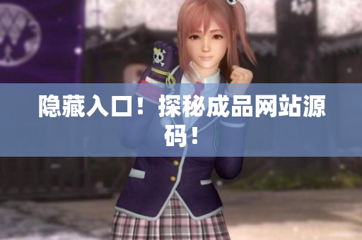 隐藏入口！探秘成品网站源码！