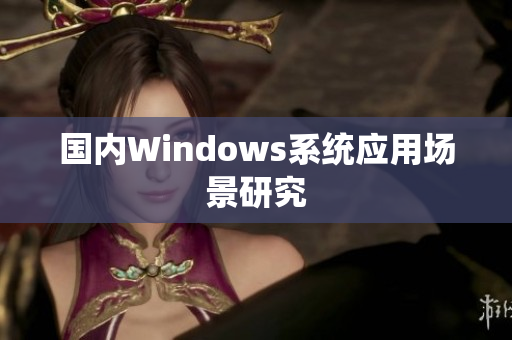 国内Windows系统应用场景研究