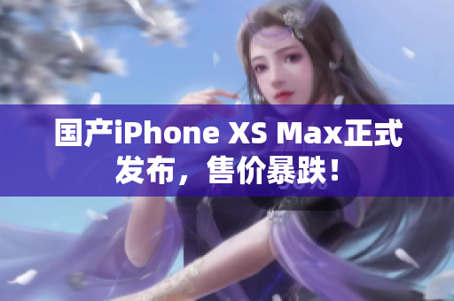 国产iPhone XS Max正式发布，售价暴跌！