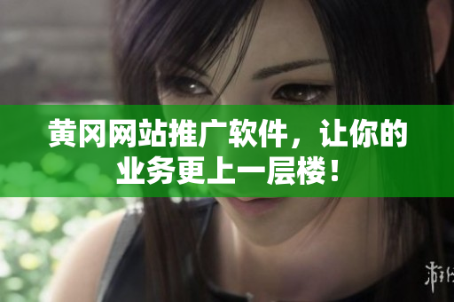黄冈网站推广软件，让你的业务更上一层楼！