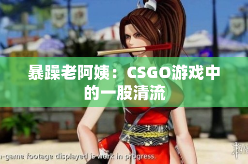 暴躁老阿姨：CSGO游戏中的一股清流