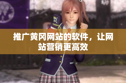 推广黄冈网站的软件，让网站营销更高效