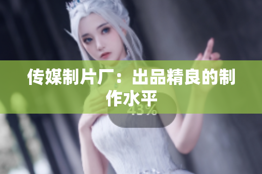 传媒制片厂：出品精良的制作水平