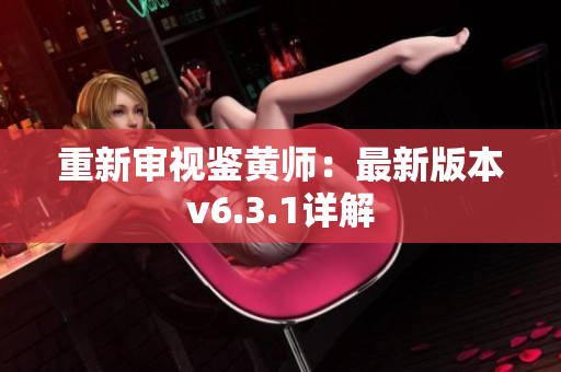 重新审视鉴黄师：最新版本v6.3.1详解