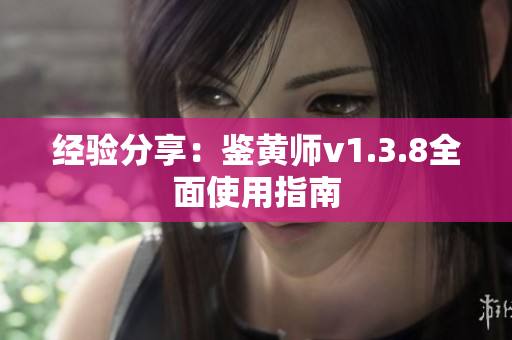 经验分享：鉴黄师v1.3.8全面使用指南