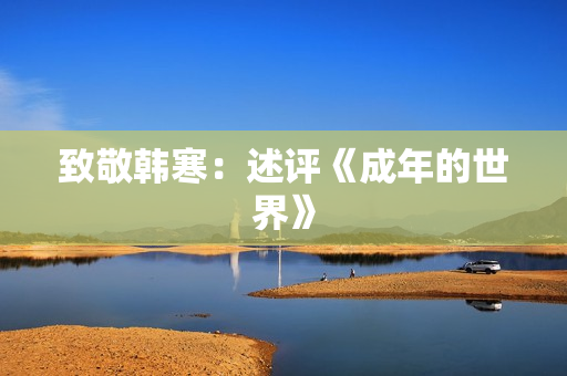 致敬韩寒：述评《成年的世界》