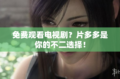 免费观看电视剧？片多多是你的不二选择！