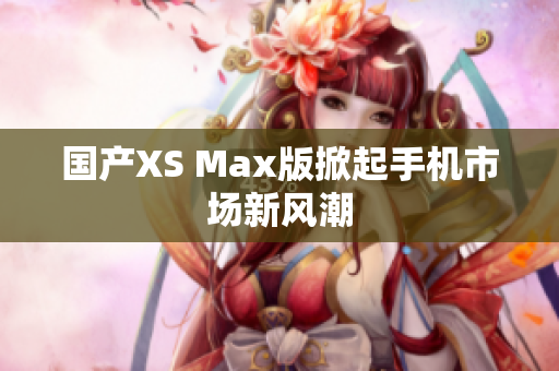国产XS Max版掀起手机市场新风潮
