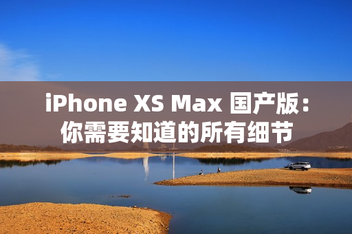 iPhone XS Max 国产版：你需要知道的所有细节