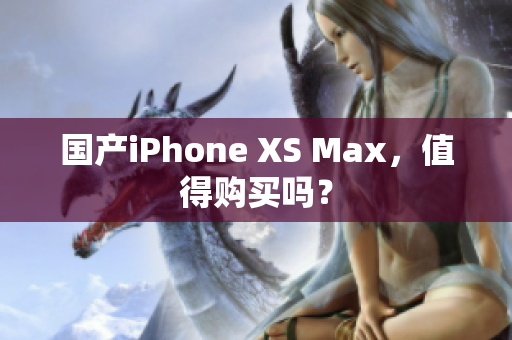 国产iPhone XS Max，值得购买吗？