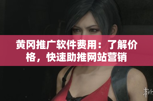 黄冈推广软件费用：了解价格，快速助推网站营销