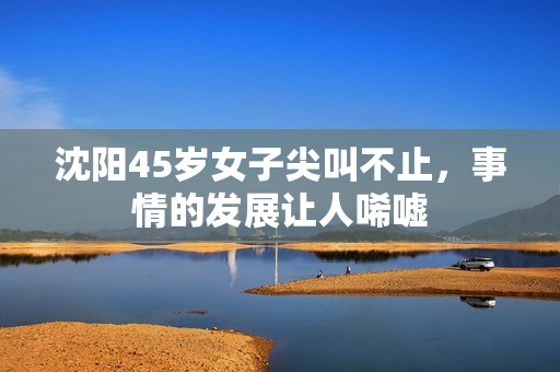 沈阳45岁女子尖叫不止，事情的发展让人唏嘘