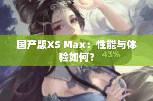 国产版XS Max：性能与体验如何？