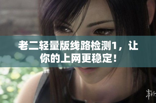 老二轻量版线路检测1，让你的上网更稳定！