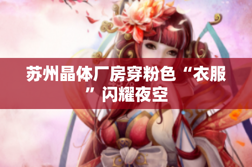 苏州晶体厂房穿粉色“衣服”闪耀夜空