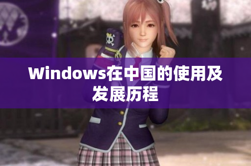 Windows在中国的使用及发展历程