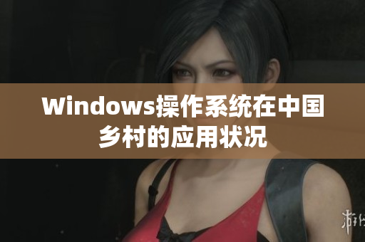 Windows操作系统在中国乡村的应用状况